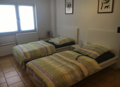 Appartement nähe Stadt mit Einzelbetten